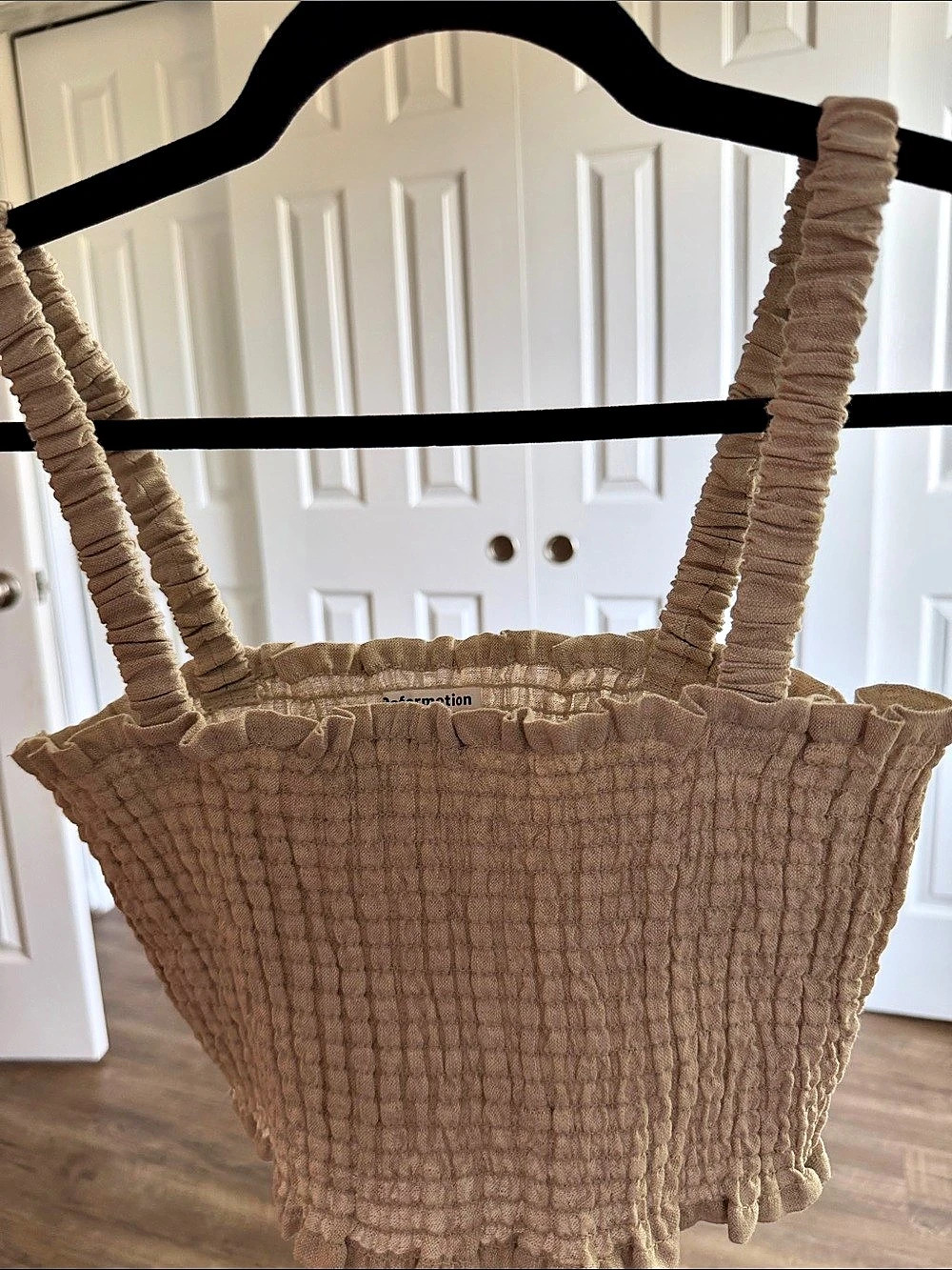 Reformation Textured Crop Top